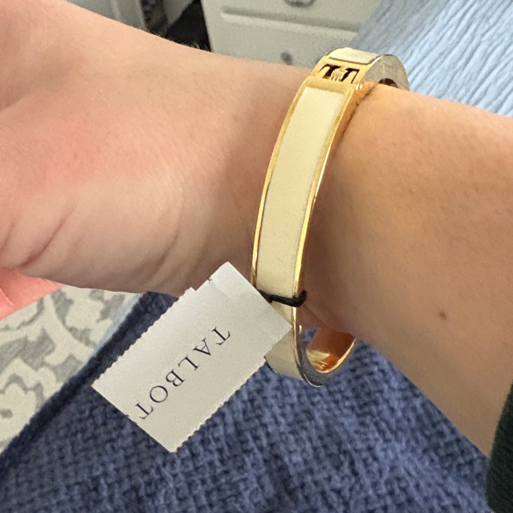 Talbots Gold and Cream Bracelet